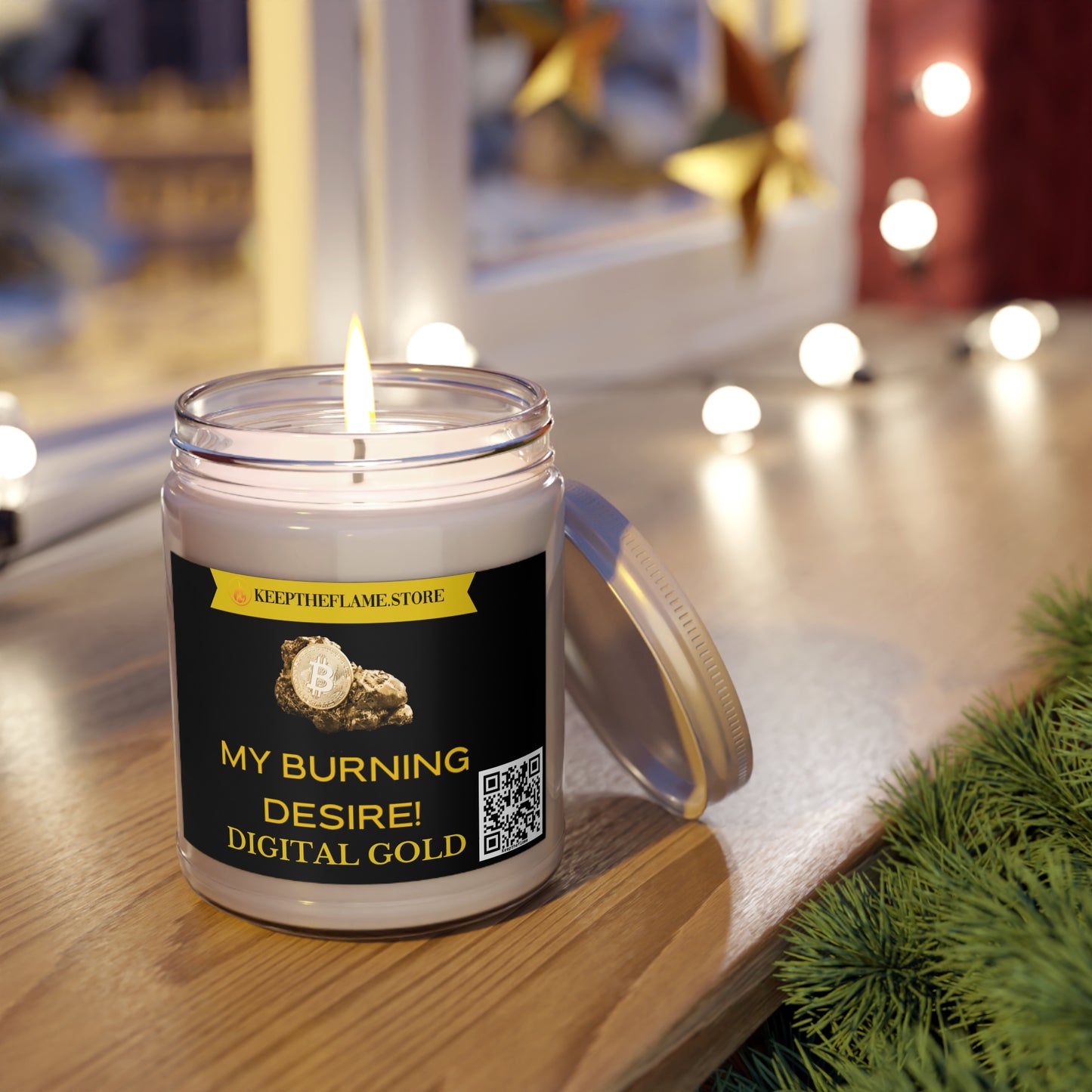 BITCOIN MY BURNING DESIRE MAGIC CANDLE