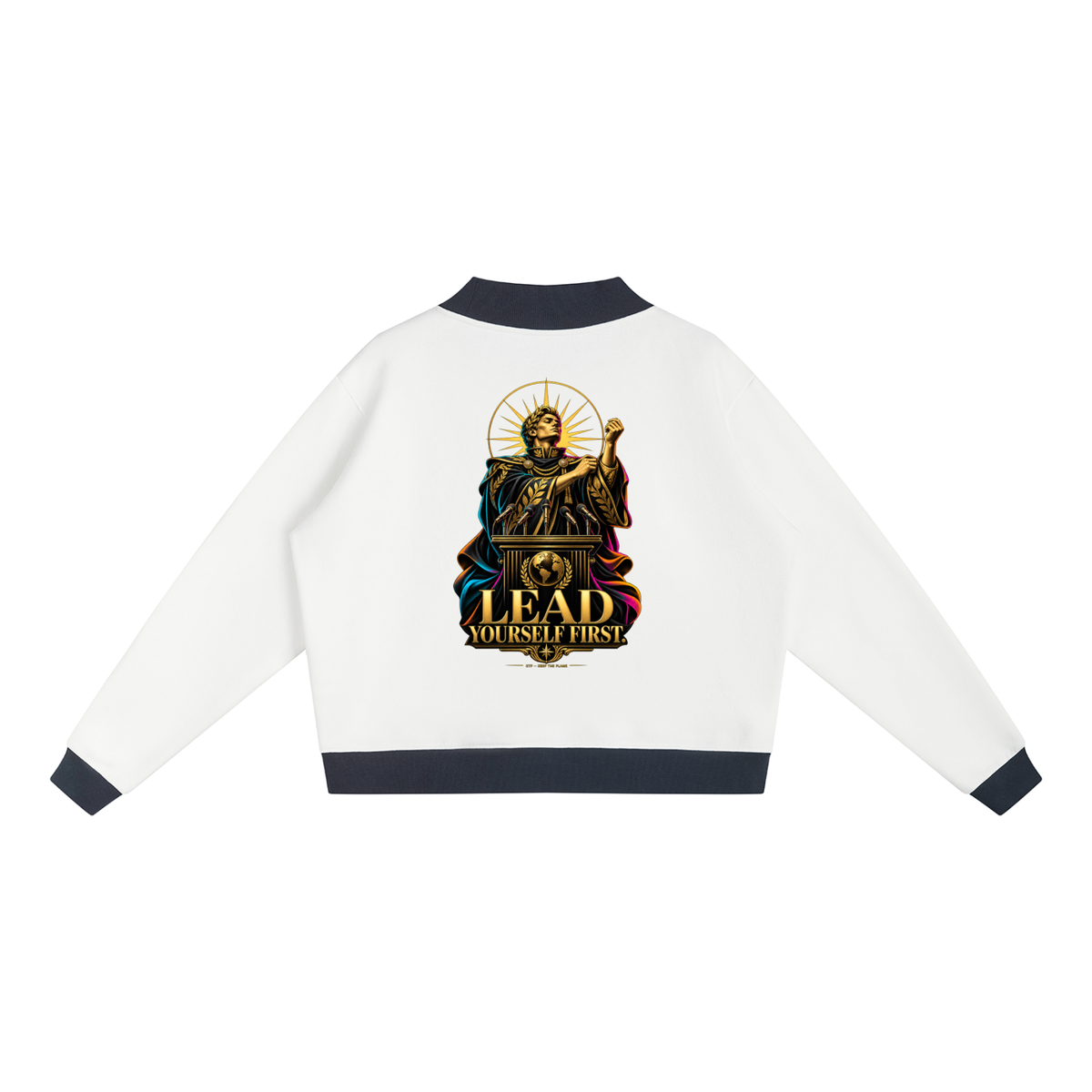 Women’s Mock Neck Crewneck Sweatshirt