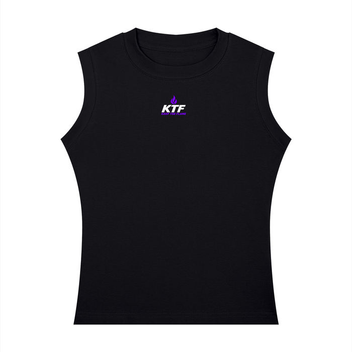 Keep The Flame — Power In Progress · Camiseta sin mangas para mujer | Violeta