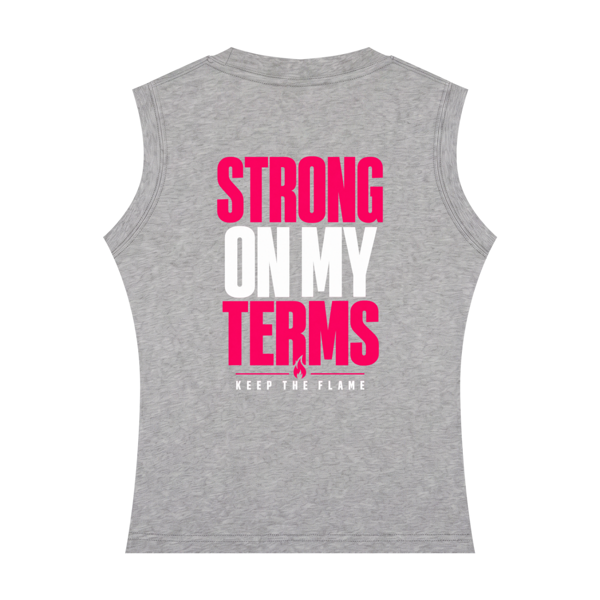 Keep The Flame — Strong On My Terms Women’s Tank | Hot Pink