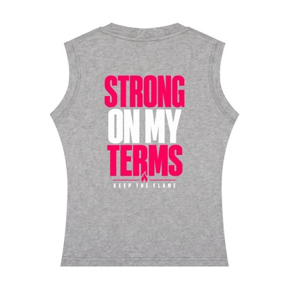 Keep The Flame — Strong On My Terms Women’s Tank | Hot Pink