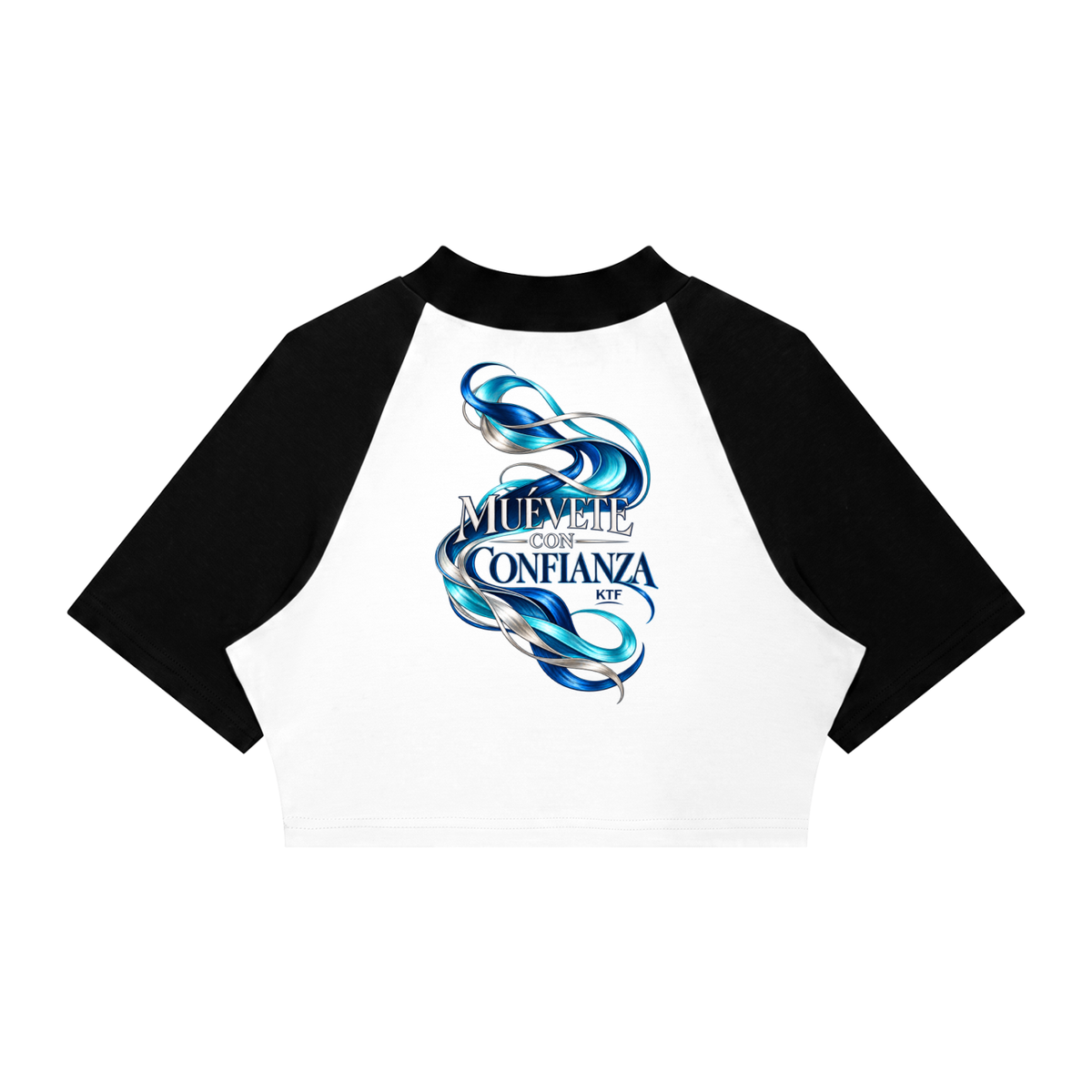 Women’s Color Block Raglan Crop T-Shirt