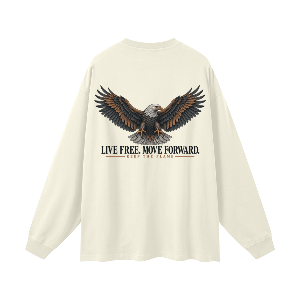 KTF Freedom — Men’s Oversized Long Sleeve Tee
