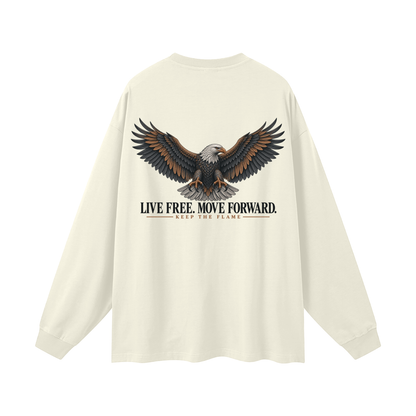 KTF Freedom — Men’s Oversized Long Sleeve Tee