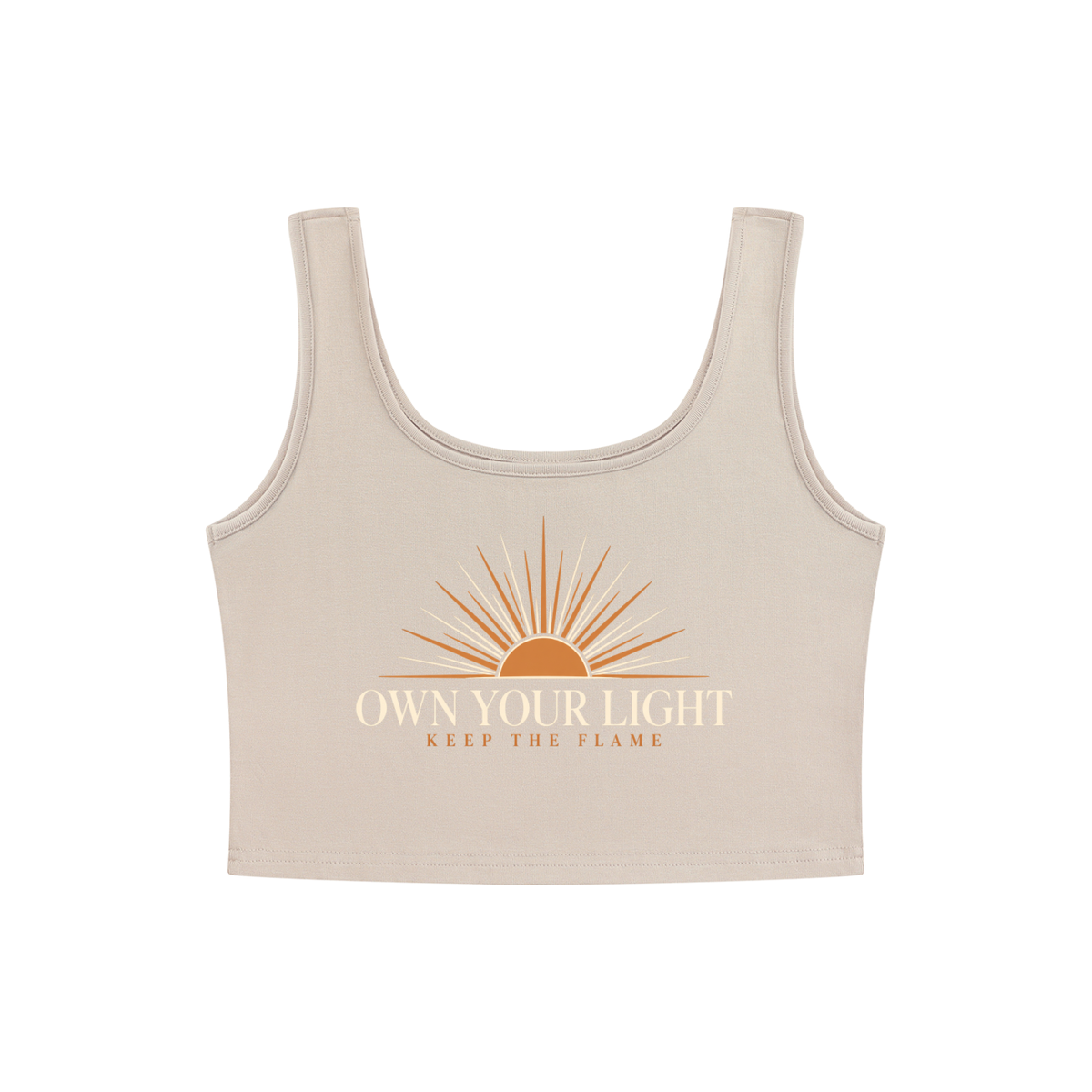 KTF Own Your Light — Women’s Cropped Tank