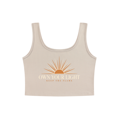 KTF Own Your Light — Women’s Cropped Tank