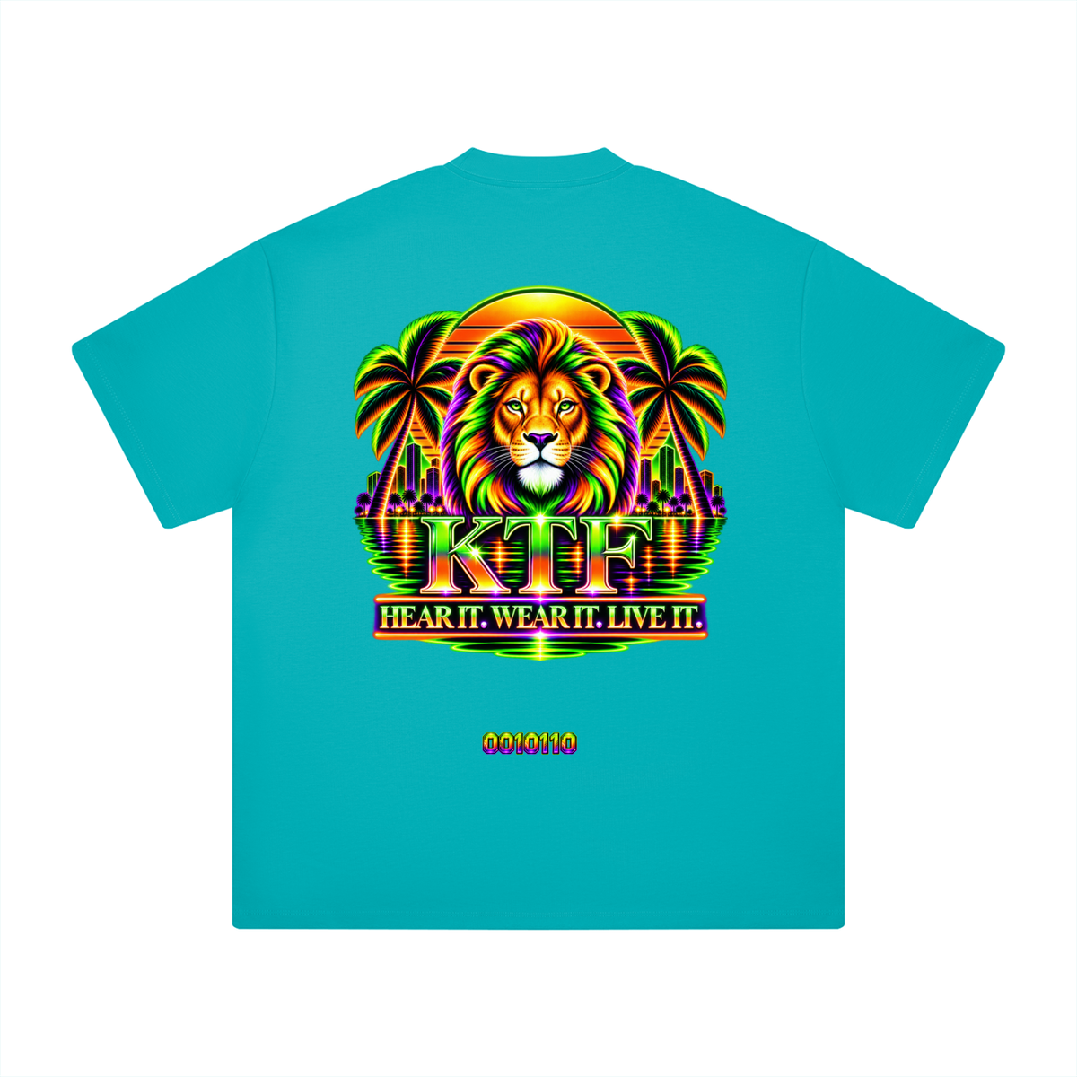 KTF Neon Lion 0010110 Heavyweight Tee
