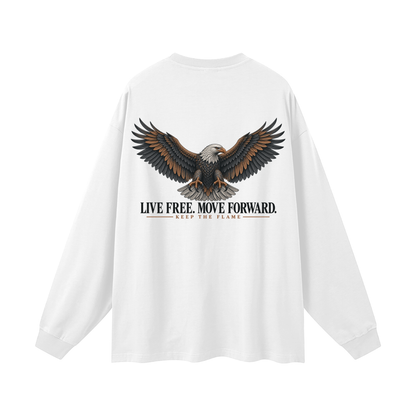 KTF Freedom — Men’s Oversized Long Sleeve Tee