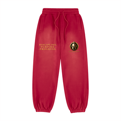 KTF Vintage-Washed Fleece Joggers
