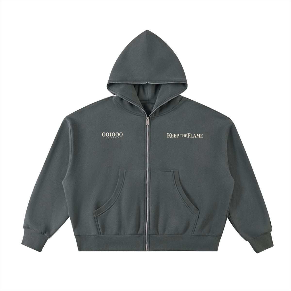 KTF Momentum — Men’s Boxy Full-Zip Hoodie