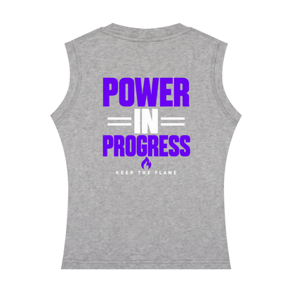 Keep The Flame — Power In Progress Women’s Tank | Violet