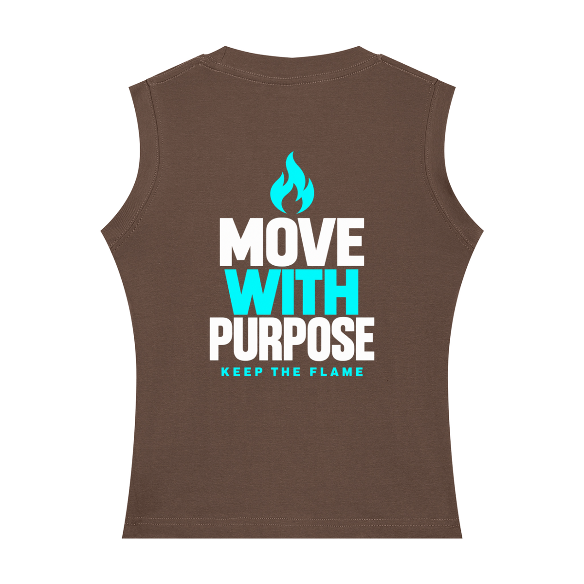 Keep The Flame — Move With Purpose Women’s Tank | Turquoise