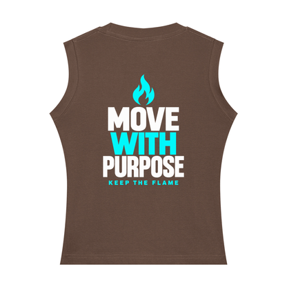 Keep The Flame — Move With Purpose Women’s Tank | Turquoise