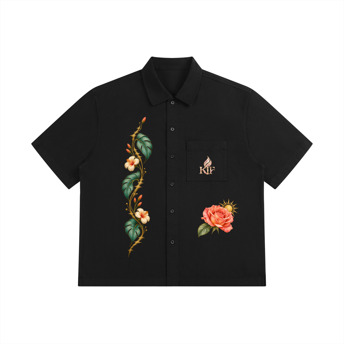 KTF Boxy Cotton Pocket Shirt