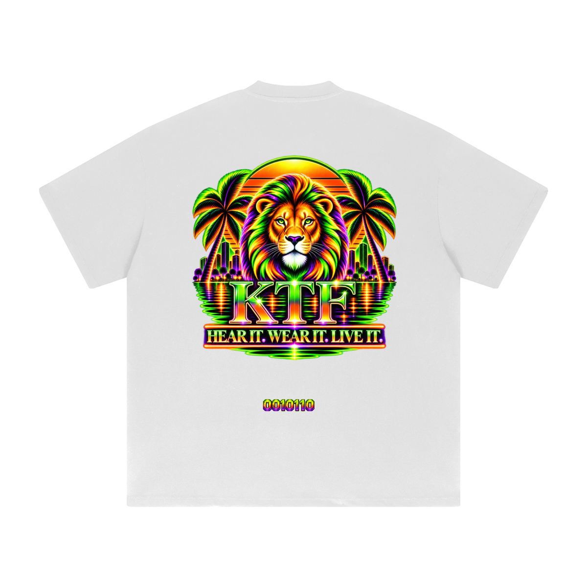 KTF Neon Lion 0010110 Heavyweight Tee