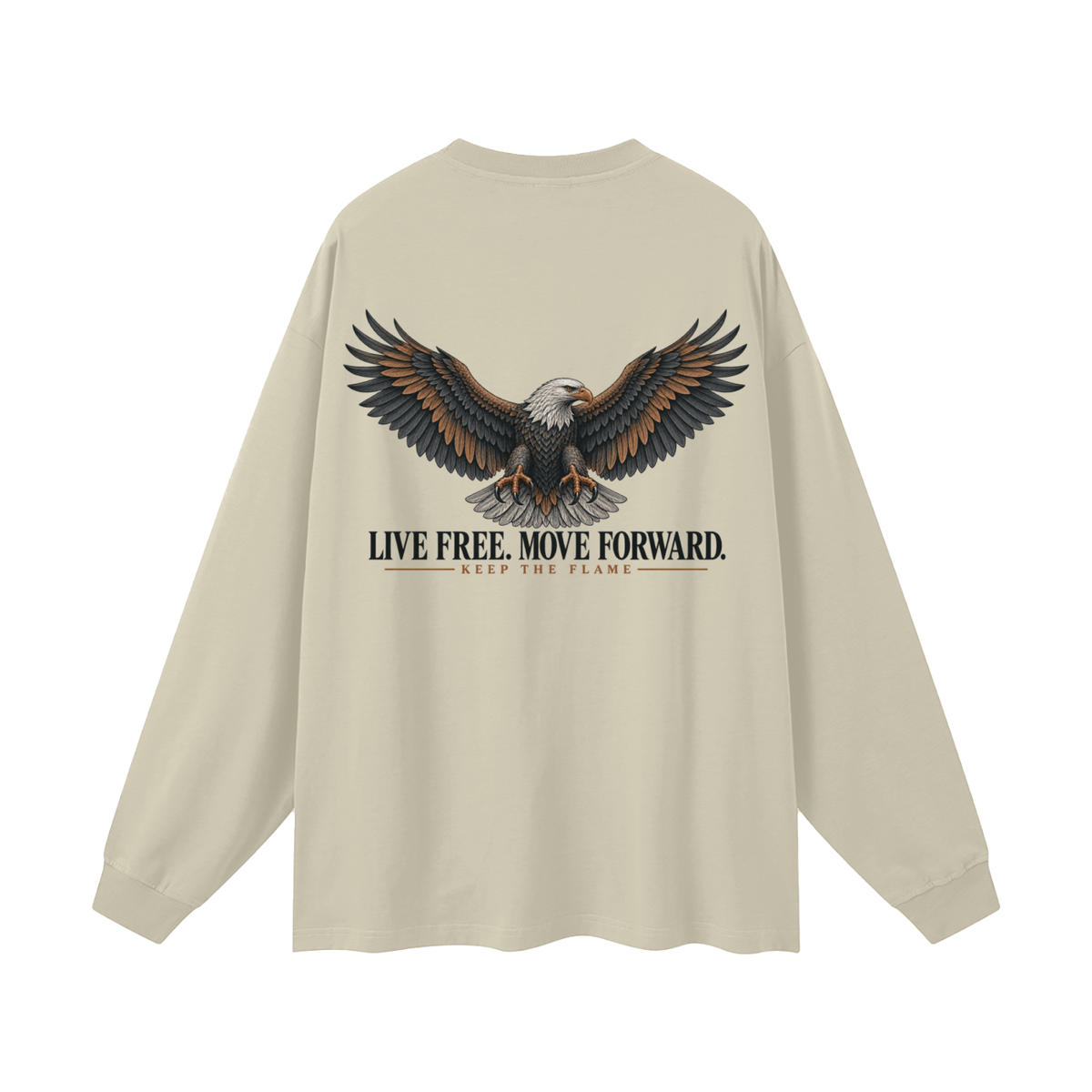 KTF Freedom — Men’s Oversized Long Sleeve Tee
