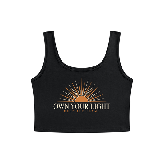 KTF Own Your Light — Women’s Cropped Tank