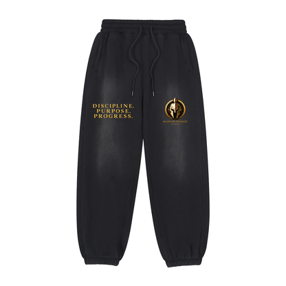 KTF Vintage-Washed Fleece Joggers