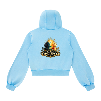 Women’s Vintage Wash Full Zip Hoodie
