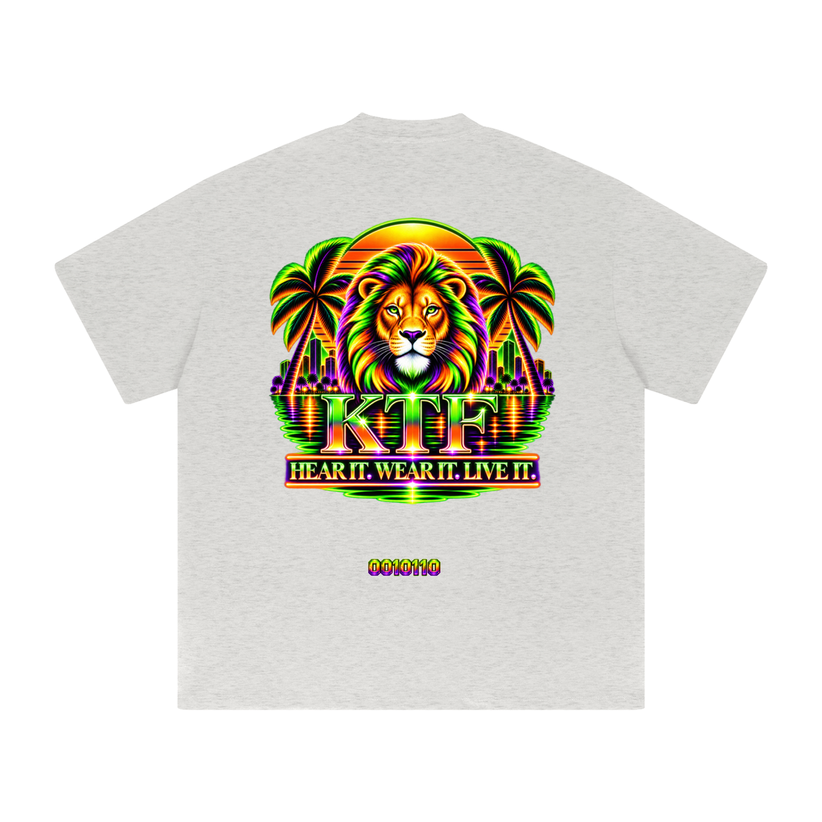 KTF Neon Lion 0010110 Heavyweight Tee