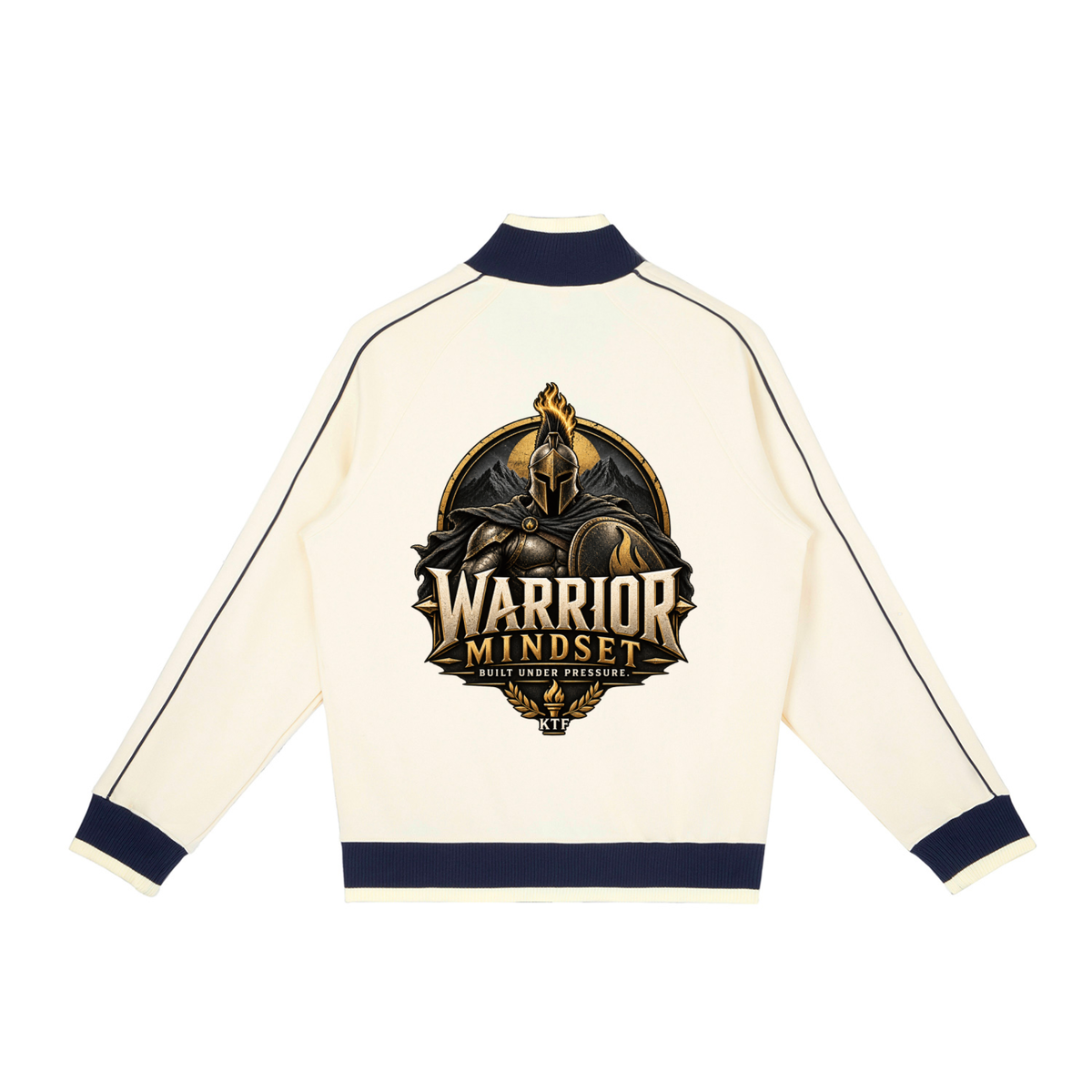 Color Block Raglan Sleeve Zip Track Jacket
