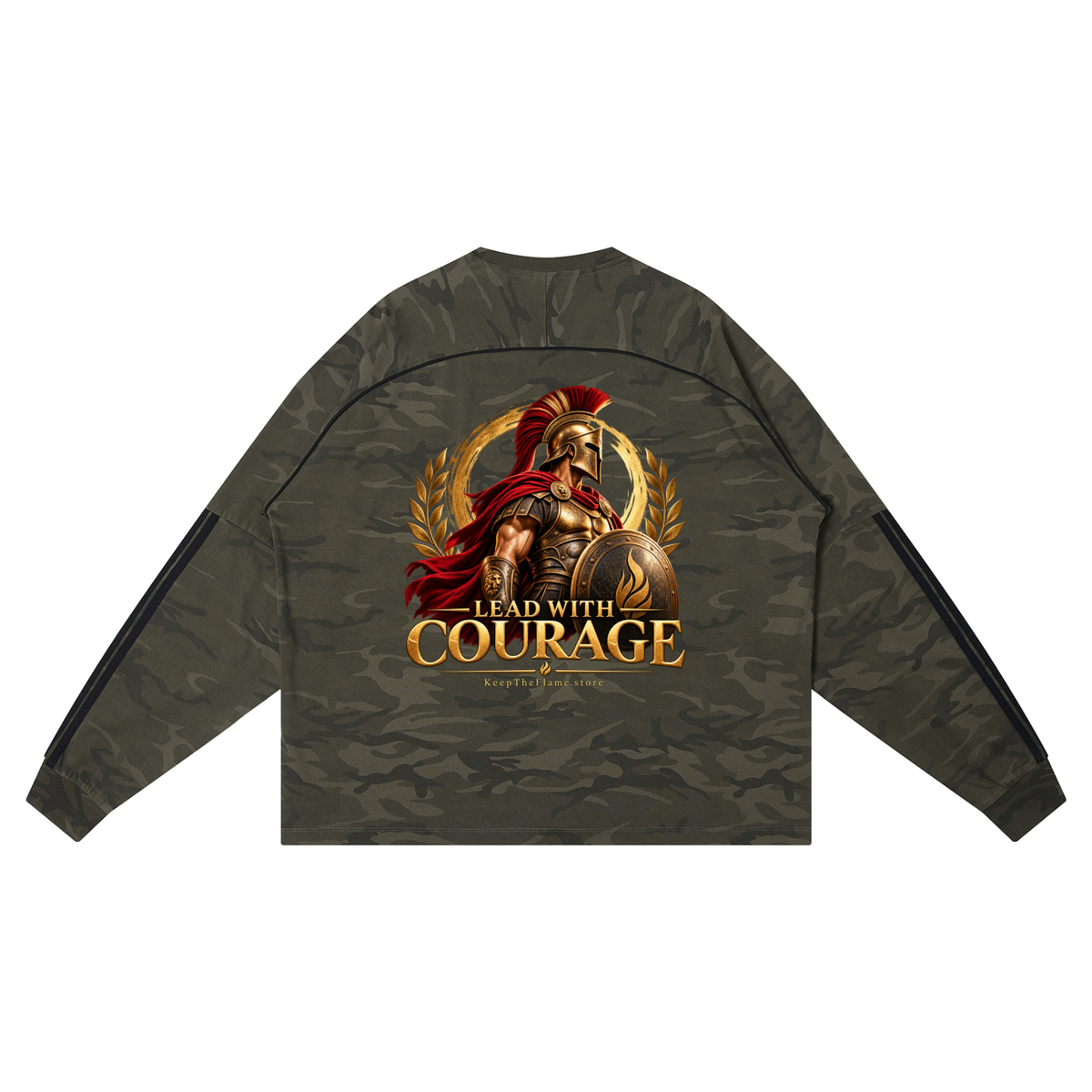 Unisex Camo Loose Long Sleeve T-Shirt