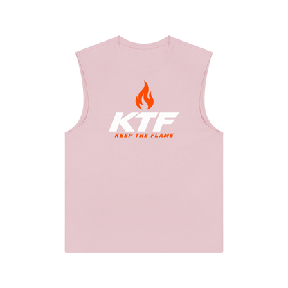 Keep The Flame — Earn Your Progress Tank Top | Orange