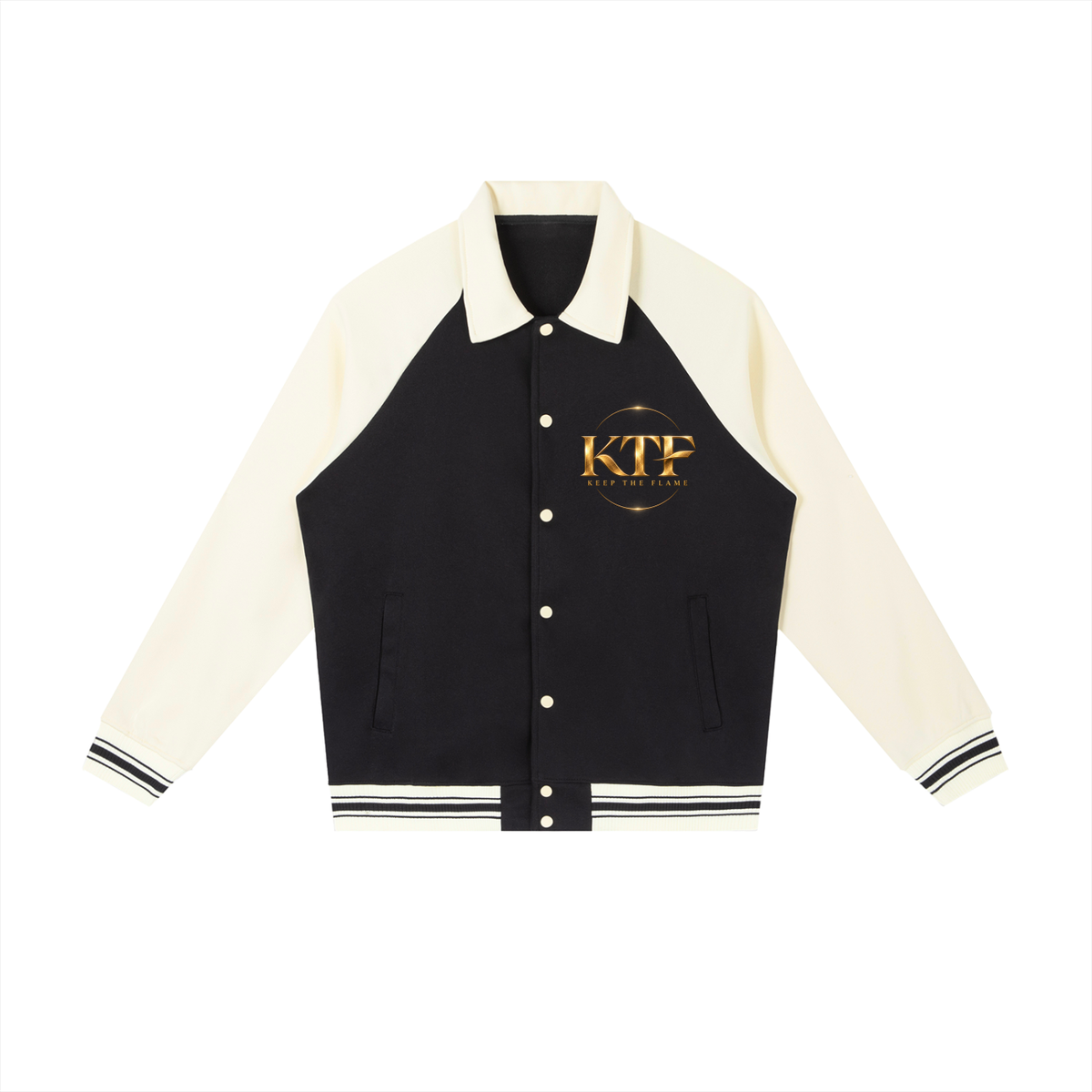 KTF Founder’s Varsity Jacket — Black & Gold