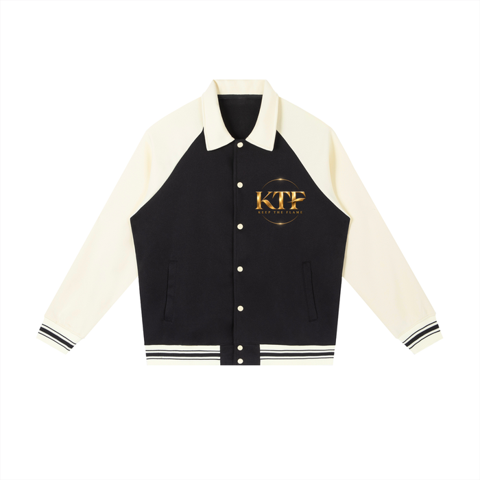 KTF Founder’s — Chaqueta universitaria · Negro y dorado