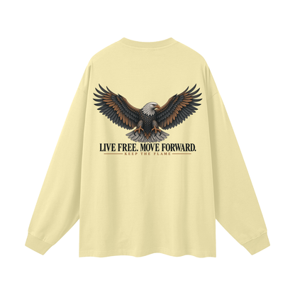 KTF Freedom — Men’s Oversized Long Sleeve Tee