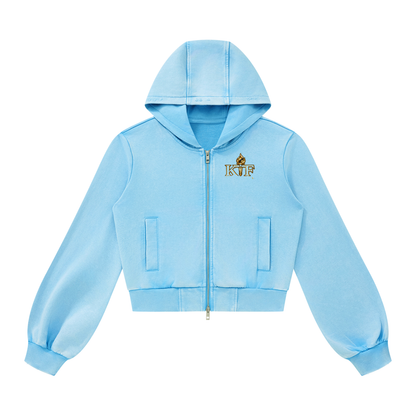 Women’s Vintage Wash Full Zip Hoodie