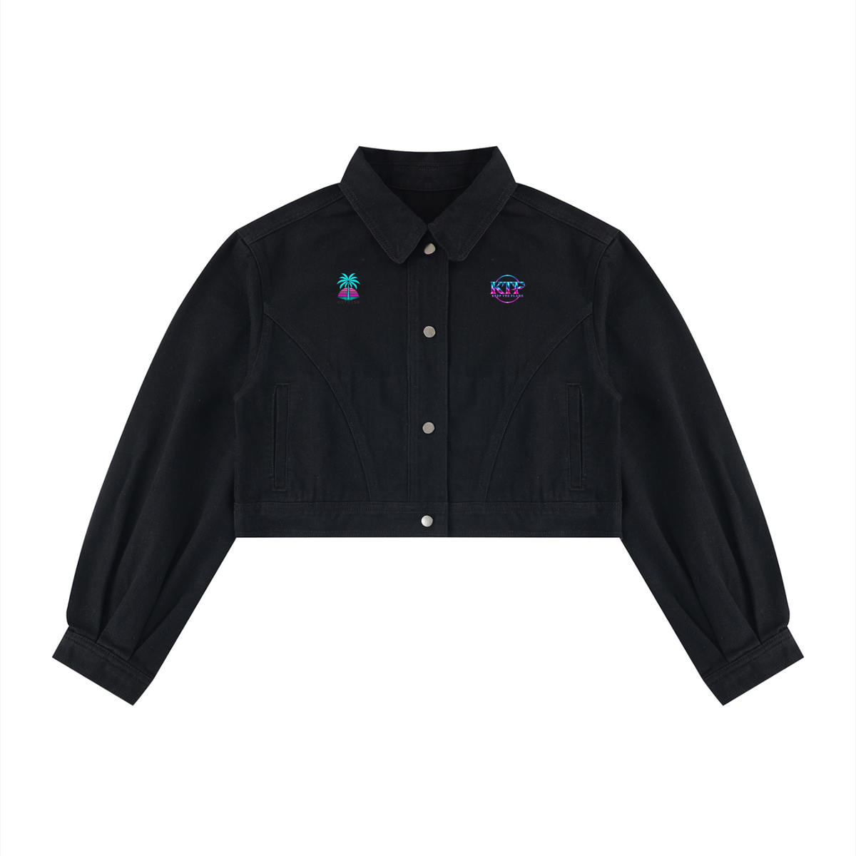 KTF Neon Miami Cropped Jacket — Hear It. Wear It. Live It.