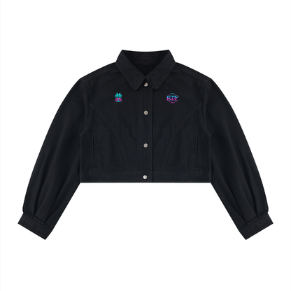 KTF Neon Miami Cropped Jacket — Hear It. Wear It. Live It.