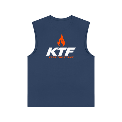Keep The Flame — Earn Your Progress Tank Top | Orange