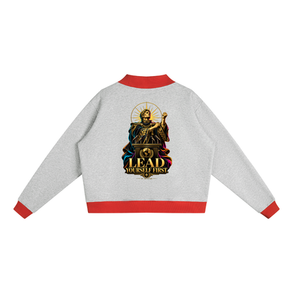 Women’s Mock Neck Crewneck Sweatshirt