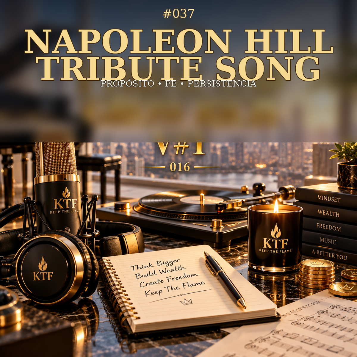 #037 Napoleon Hill Tribute Song — KTF Music cover