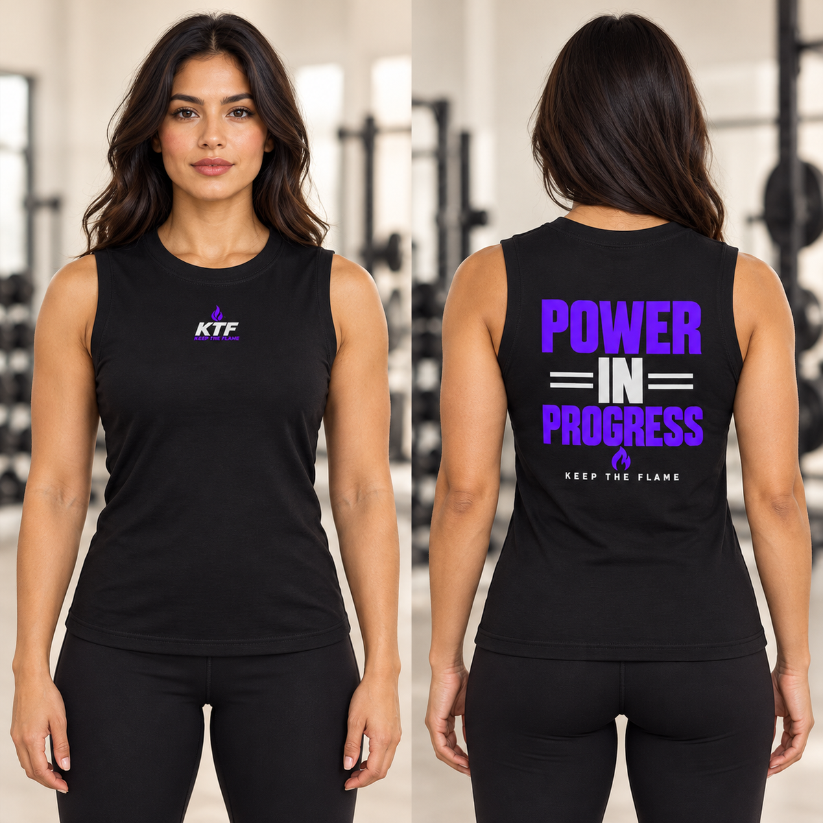 KTF Workout — front and back on model — 10799383642406