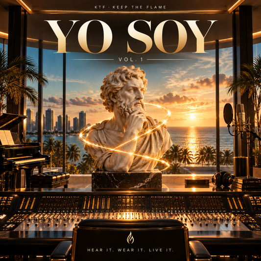 Yo Soy Vol. 1 — Keep The Flame golden Miami studio cover